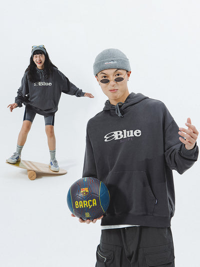 Sudadera con Capucha Vintage Lavada para Parejas - Image 11