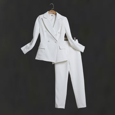 Pantalones de Traje Casual Profesional para Mujer - Conjunto Dos Piezas - Image 2
