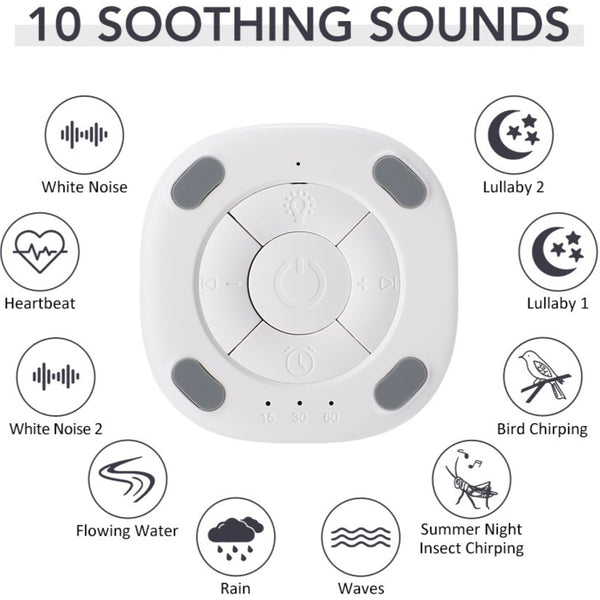 Máquina de Ruido Blanco Portátil para Dormir Bebés