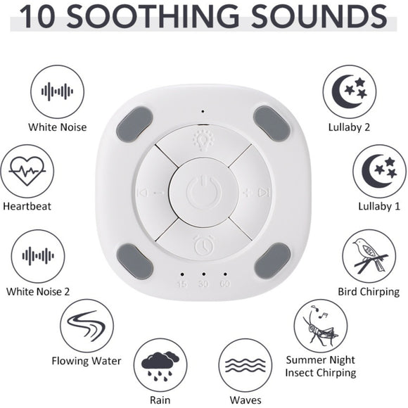 Máquina de Ruido Blanco Portátil para Dormir Bebés