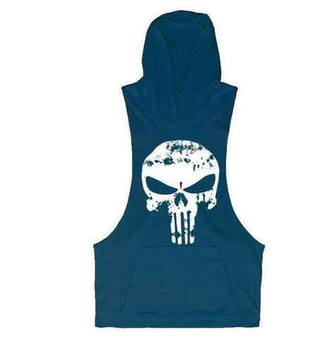 Musculosa Deportiva Calavera con Capucha - Image 9