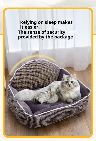 Sofá Cama Felpa para Mascotas Pequeñas y Medianas - Image 7