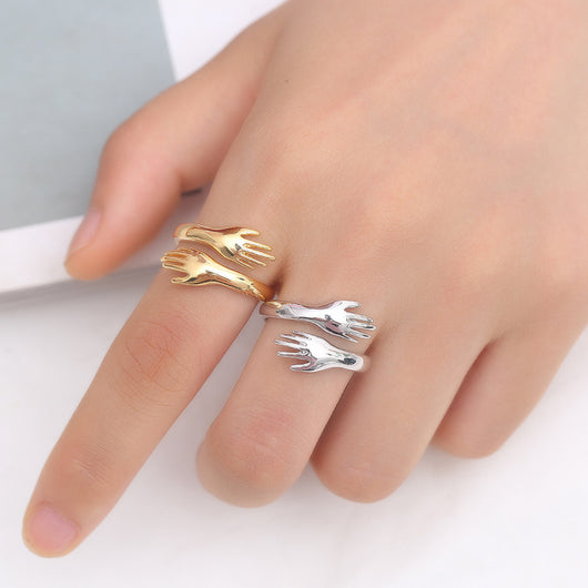 Anillo de Dos Manos Elegante - Image 2