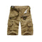 Shorts de Trabajo Europeos Estilo Casual Bolsillos Múltiples Algodón