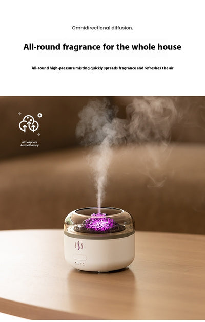 Difusor de Aroma con Llama Simulada y Luz LED Multicolor - Image 17
