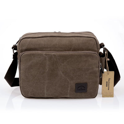 Bolsa de Lona Vintage para Hombre - Maletín Ejecutivo Retro - Image 3