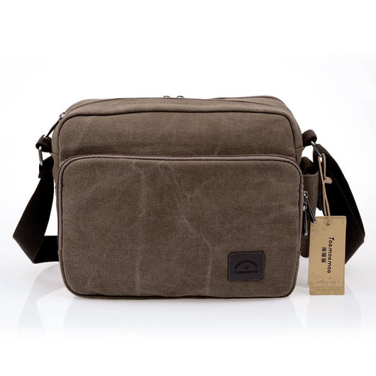 Bolsa de Lona Vintage para Hombre - Maletín Ejecutivo Retro - Image 3