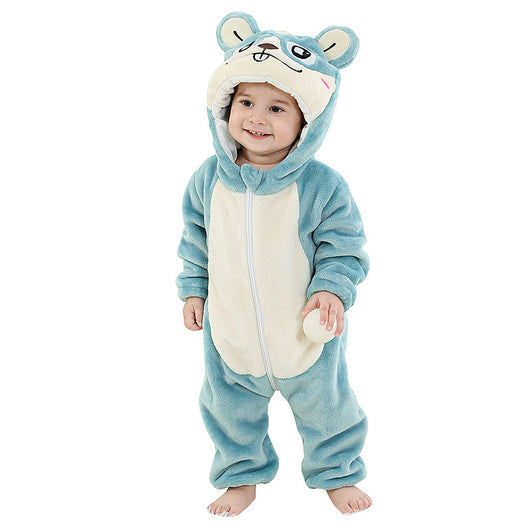 Mameluco Franela Estampado Animales para Bebé 3 Años - Ropa Otoño Europea - Image 18