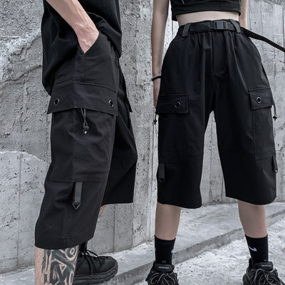 Pantalones Cortos Holgados de Trabajo Unisex - Estilo Cargo Moderno - Image 4