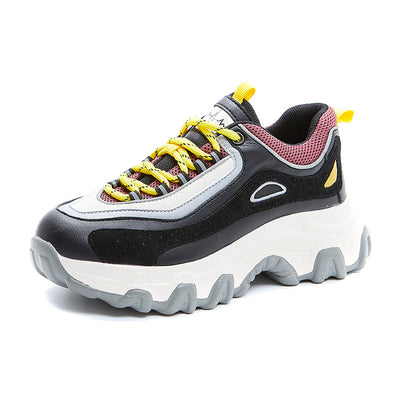 Zapatillas Deportivas Plataforma con Red y Cordones - Estilo Casual Trendy - Image 3