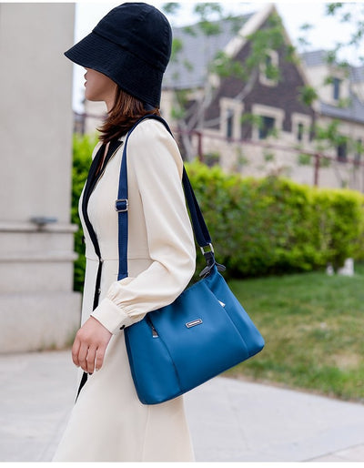 Bolso Bandolera Oxford para Mujer - Elegancia Minimalista y Funcional - Image 18
