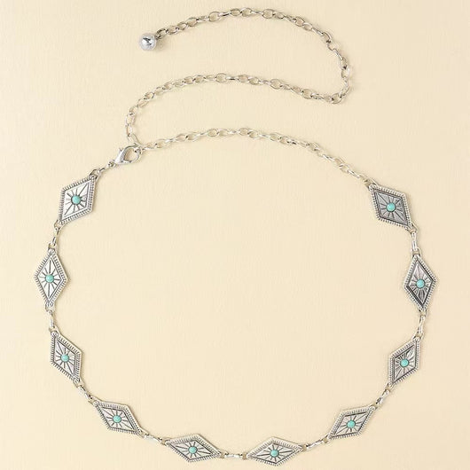 Cadena de Cintura Bohemia Slim para Mujer - Cinturón Decorativo de Estilo Boho - Image 4