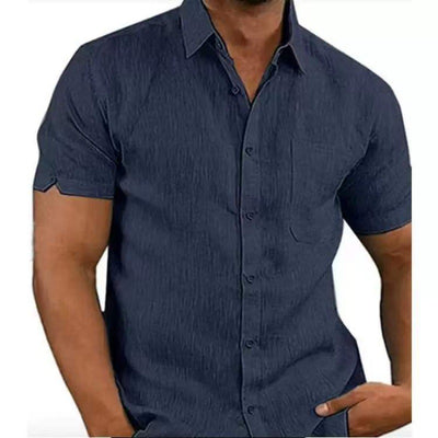 Camiseta Básica Suelta para Hombre - Manga Corta Verano - Image 7