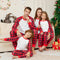 Pijamas Navideños a Juego para Toda la Familia - Diseño Cuadros y Colores Sólidos