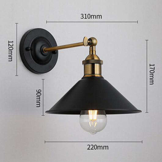 Lámpara de Pared Industrial en Hierro Forjado Estilo Loft - Image 5