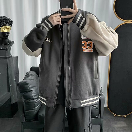 Chaqueta Retro de Uniforme de Béisbol con Bordado Coreano Unisex - Image 6