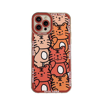 Funda Transparente Tigre Creativo Anti-Golpes para Celular - Image 8
