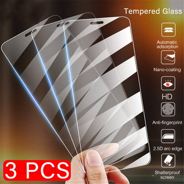 Pack de 3 Protectores de Pantalla Cristal Templado
