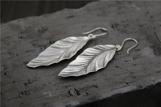 Aretes de Plata 925 Diseño Hoja - Elegancia Minimalista - Image 12