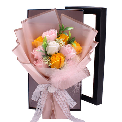 Ramo de Rosas de Jabón Artificial en Caja de Lujo - Regalo Perfecto para San Valentín y Tanabata - Image 12
