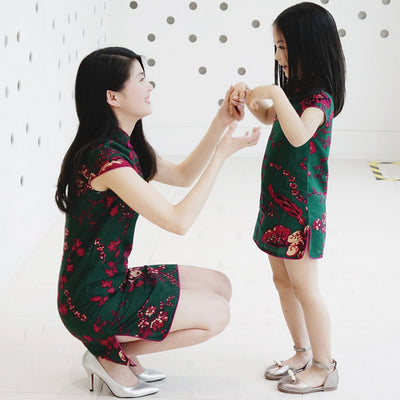 Elegante Vestido Cheongsam (Qipao) para Niña - Algodón y Lino de Verano - Image 3