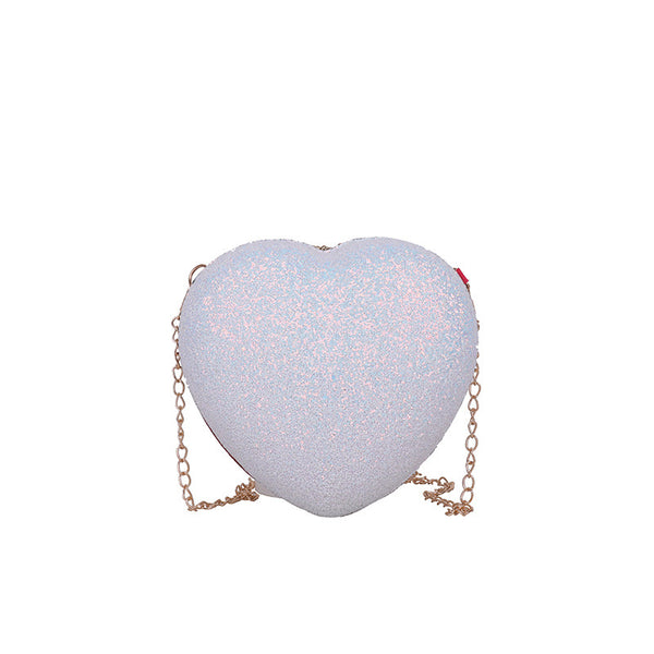 Bolso de Cristal Brillante con Lentejuelas Durazno - Diseño Elegante y Puro - Image 3