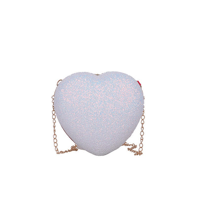 Bolso de Cristal Brillante con Lentejuelas Durazno - Diseño Elegante y Puro - Image 3