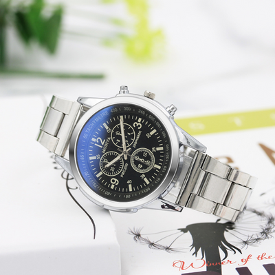 Reloj de Acero Blu-ray con Pulsera Metálica - Image 4