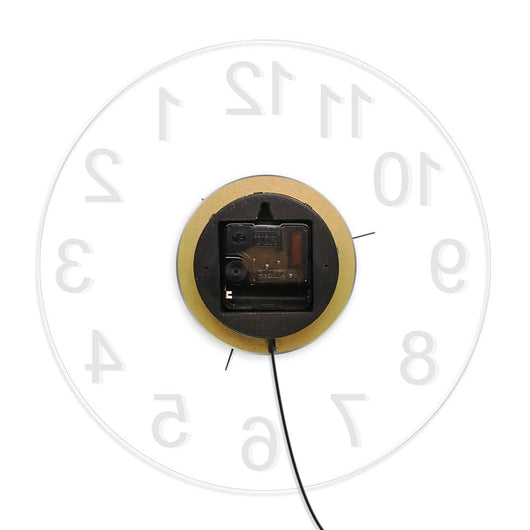 Reloj de Pared Acrílico Transparente con Luces LED Coloridas - Image 3