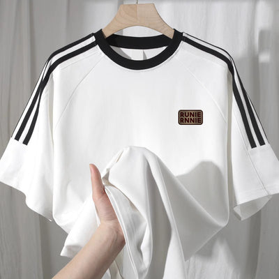 Playera de Algodón Estampada Americana Manga Corta para Hombre - Image 2