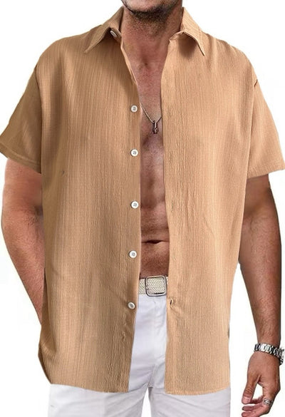 Conjunto de Playa Hombre: Camisa Suelta y Pantalones Cortos - Image 20