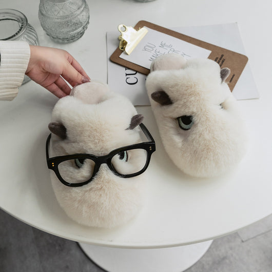 Pantuflas de Algodón para Otoño e Invierno