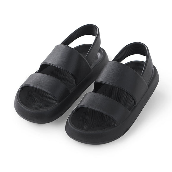 Pantuflas Elevadas de Suela Gruesa para el Hogar