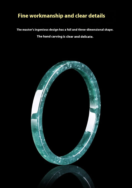 Pulsera de Jade Azul Agua Personalizada con Piedra Natural Cuadrada - Image 13