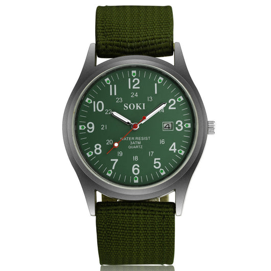 Reloj Casual para Hombre con Correa de Nylon Tejido - Image 8