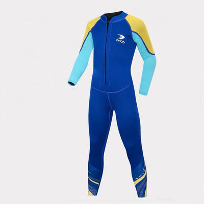 Traje de Baño Térmico Infantil de Manga Larga con Protección Solar