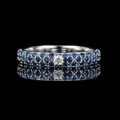 Anillo de Zafiro Natural Diseño Exclusivo Joyería Lujo Ligero - Image 6