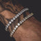 Pulsera Hip Hop Diamante Iced Out Cadena Tenis Zirconia Brillante