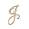 Fashion clothing accessories 26 English alphabet brooches J