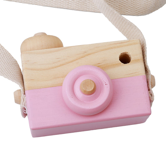 Cámara de Juguete de Madera – Juguete Educativo Colgante para Niños - Image 9