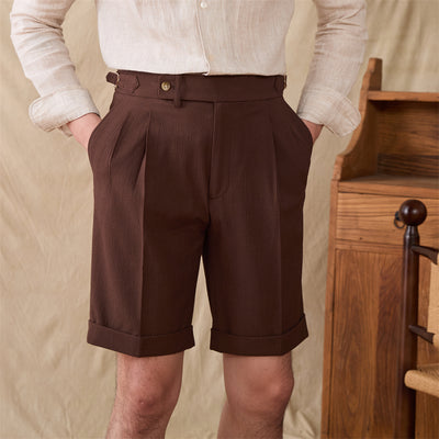 Shorts Ligeros de Verano para Hombre Estilo Británico Italiano - Image 4