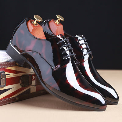 Zapatos de Cuero para Hombre con Acabado Charol Brillante - Image 12