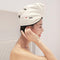 Gorro Secador de Felpa Coral con Bordado