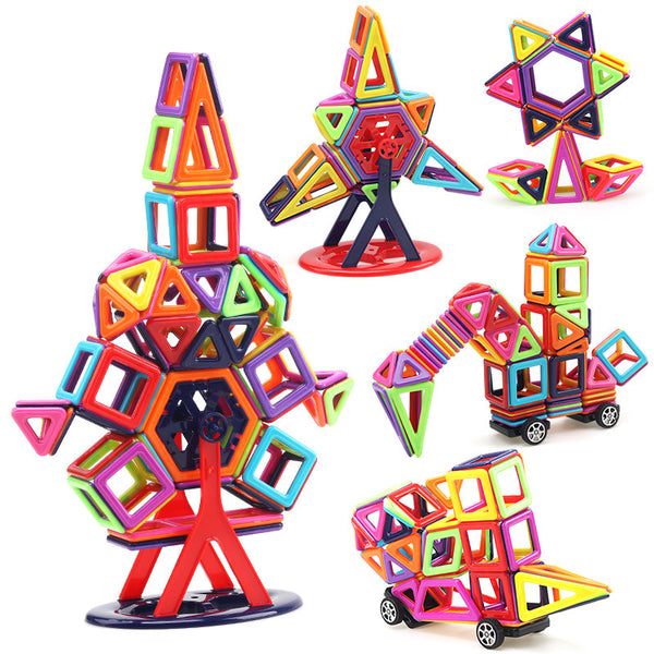 Bloques Magnéticos para Construcción Infantil - Set Educativo