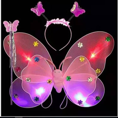 Alas de Mariposa Luminosas con Luces LED para Niños - Image 2