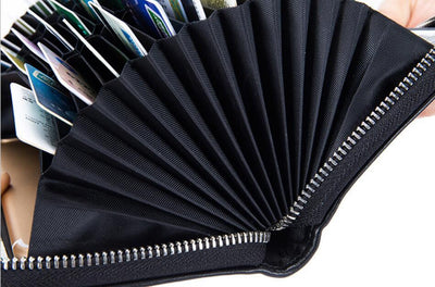Billetera Larga de Cuero Genuino para Hombre con Protección RFID y 36 Compartimentos - Image 9