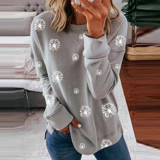 Sudadera Navideña Estampado Explosivo Cuello Redondo Manga Larga - Image 10