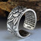 Anillo Sutra del Corazón en Plata Tailandesa con Loto