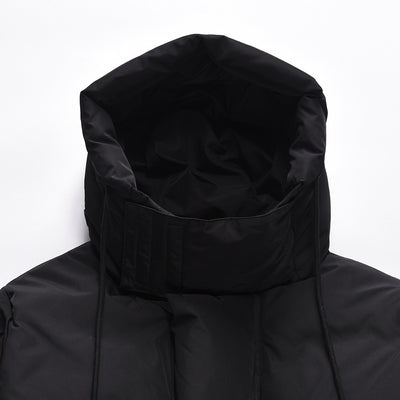 Chamarra Acolchada Suelta con Cuello Alto de Algodón - Image 3