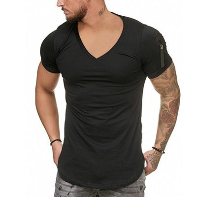 Camiseta manga corta con cierre en hombro - Image 11